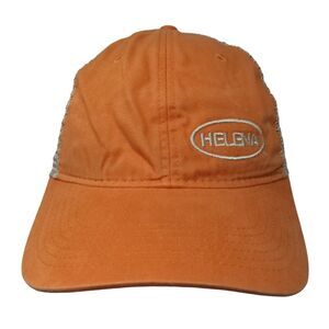Helena Trycera Snap Back Trucker Hat Orange OSFM Adjustable Mesh Back OC